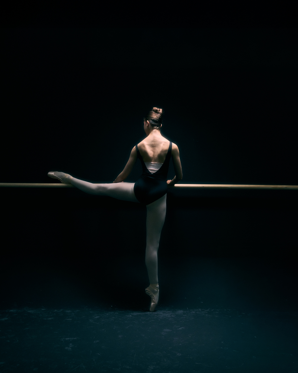 Kendall Black Leotard High Cut