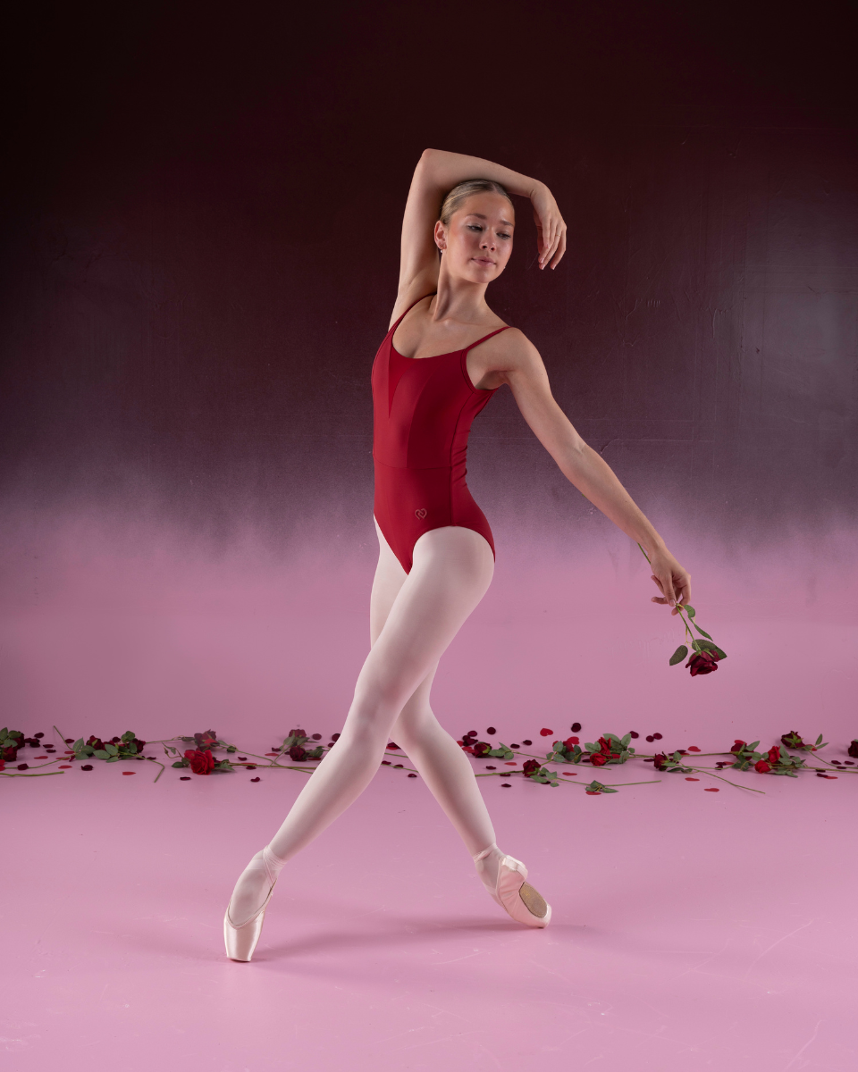 Coco Cherry Leotard High Cut