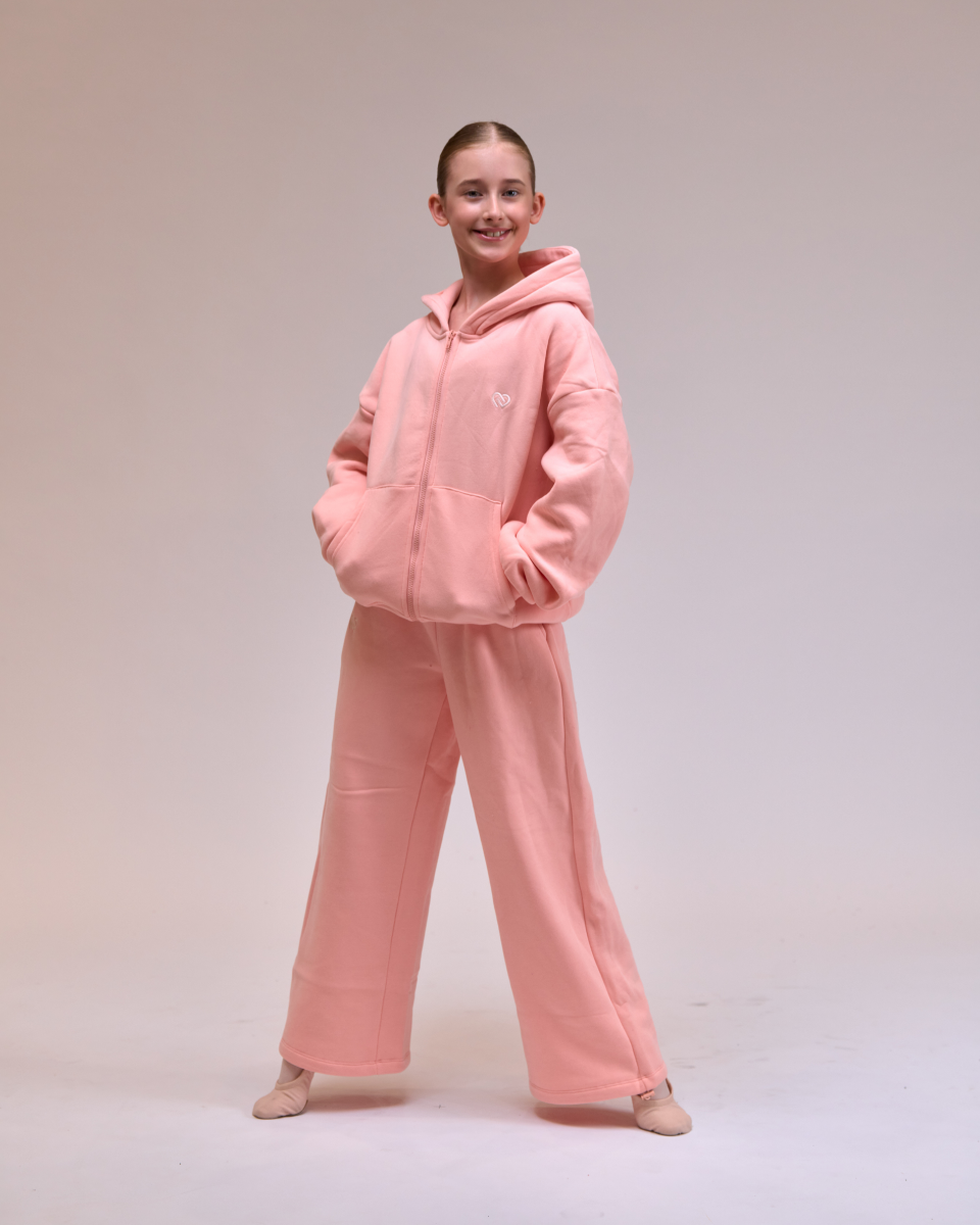 Zip Hoodie Ballet Pink