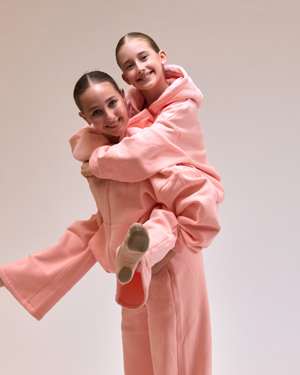 Zip Hoodie Ballet Pink