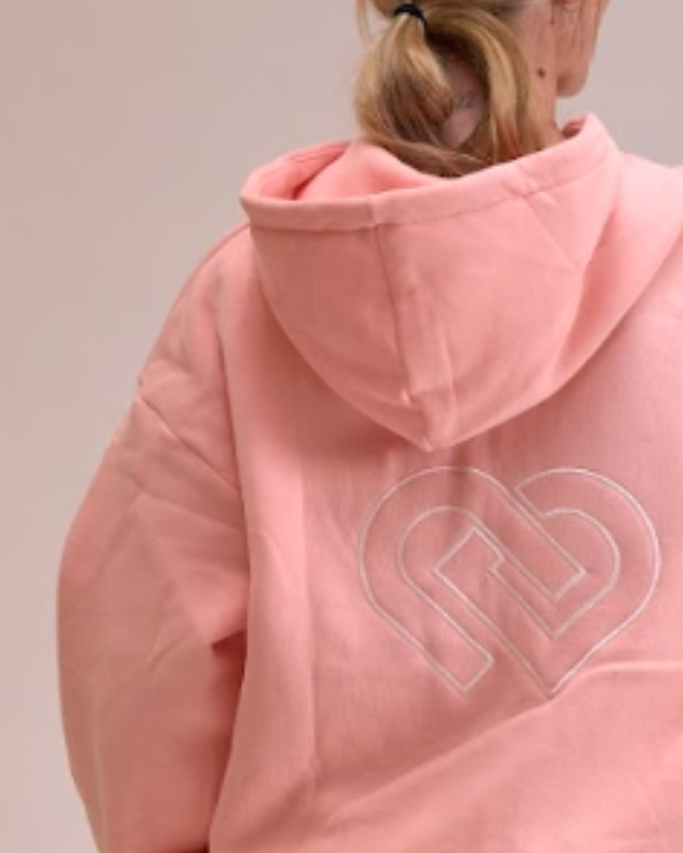 Zip Hoodie Ballet Pink