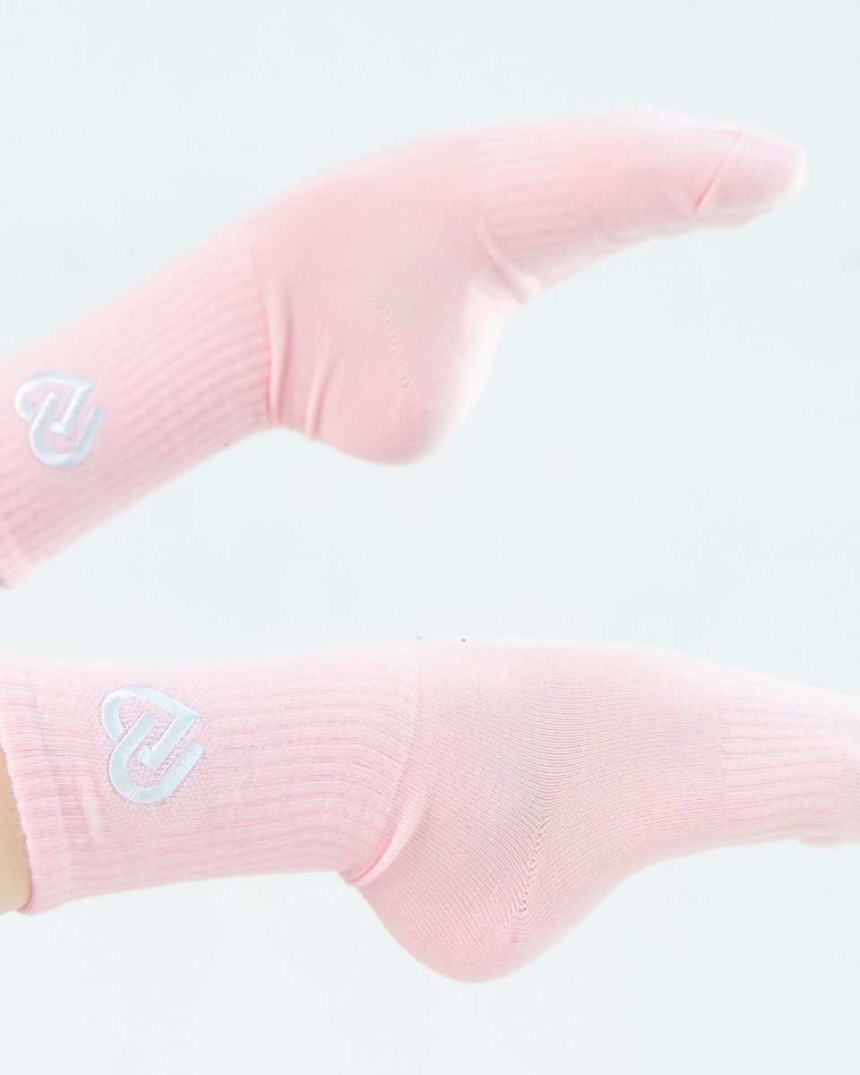 Ballerina Pink Crew CDW Socks