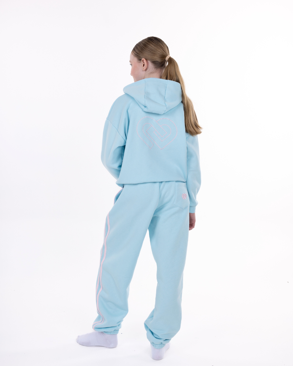 Cuffed Track Pants Ice Blue