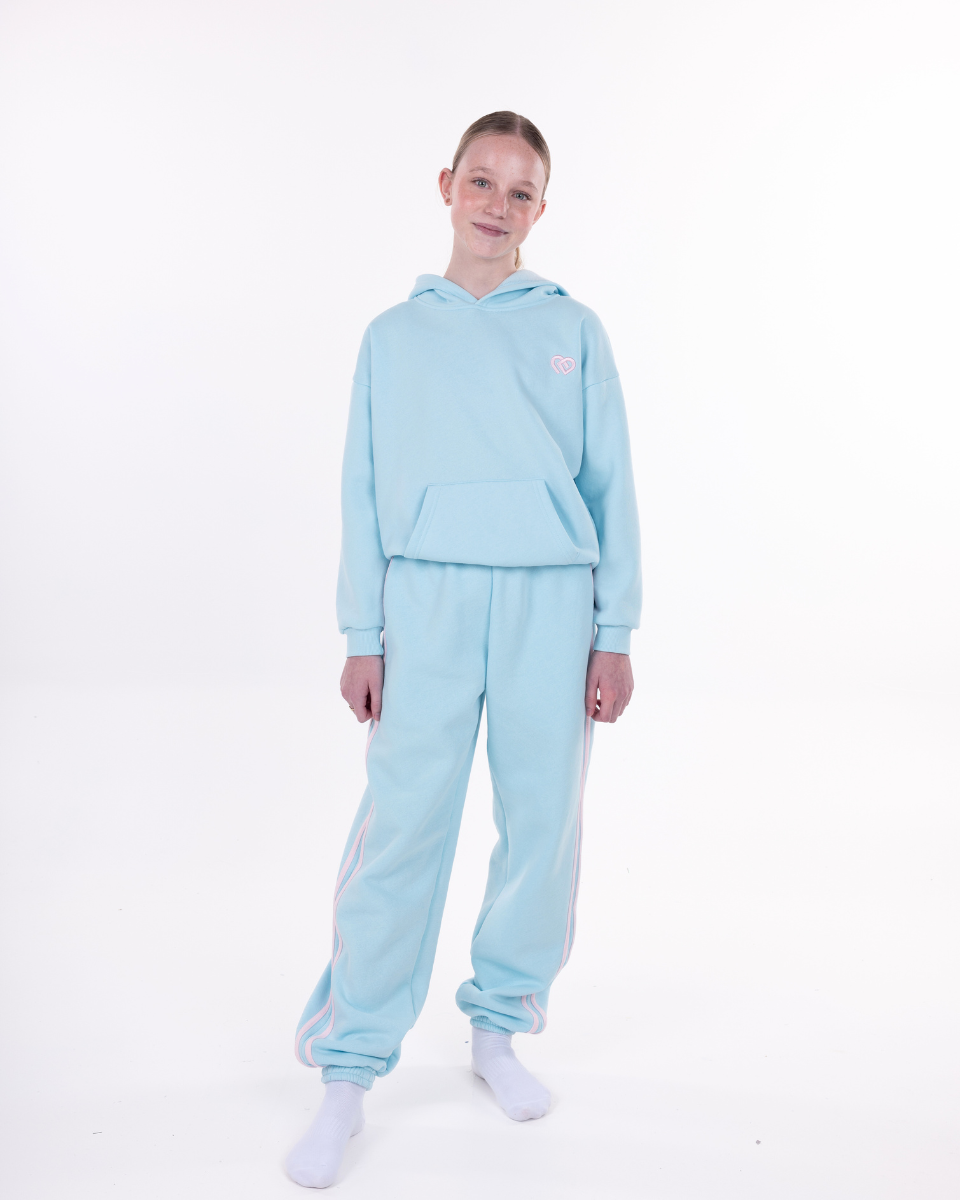 Cuffed Track Pants Ice Blue