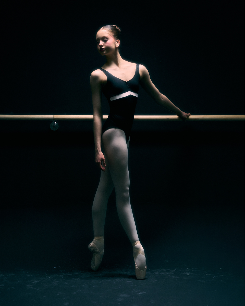 Kendall Black Leotard High Cut