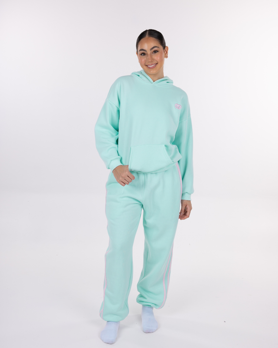 Cuffed Track Pants Mint