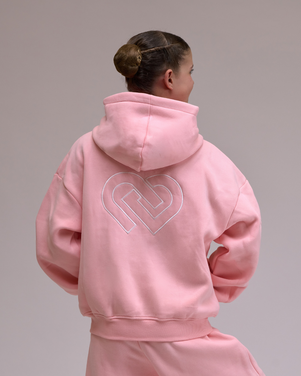 Zip Hoodie Ballet Pink