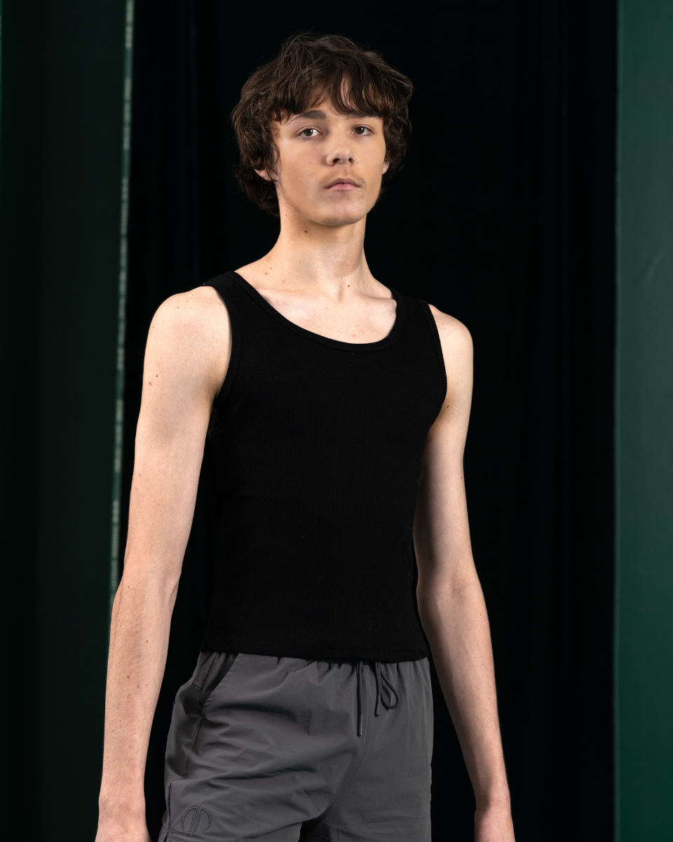 Black Training Singlet