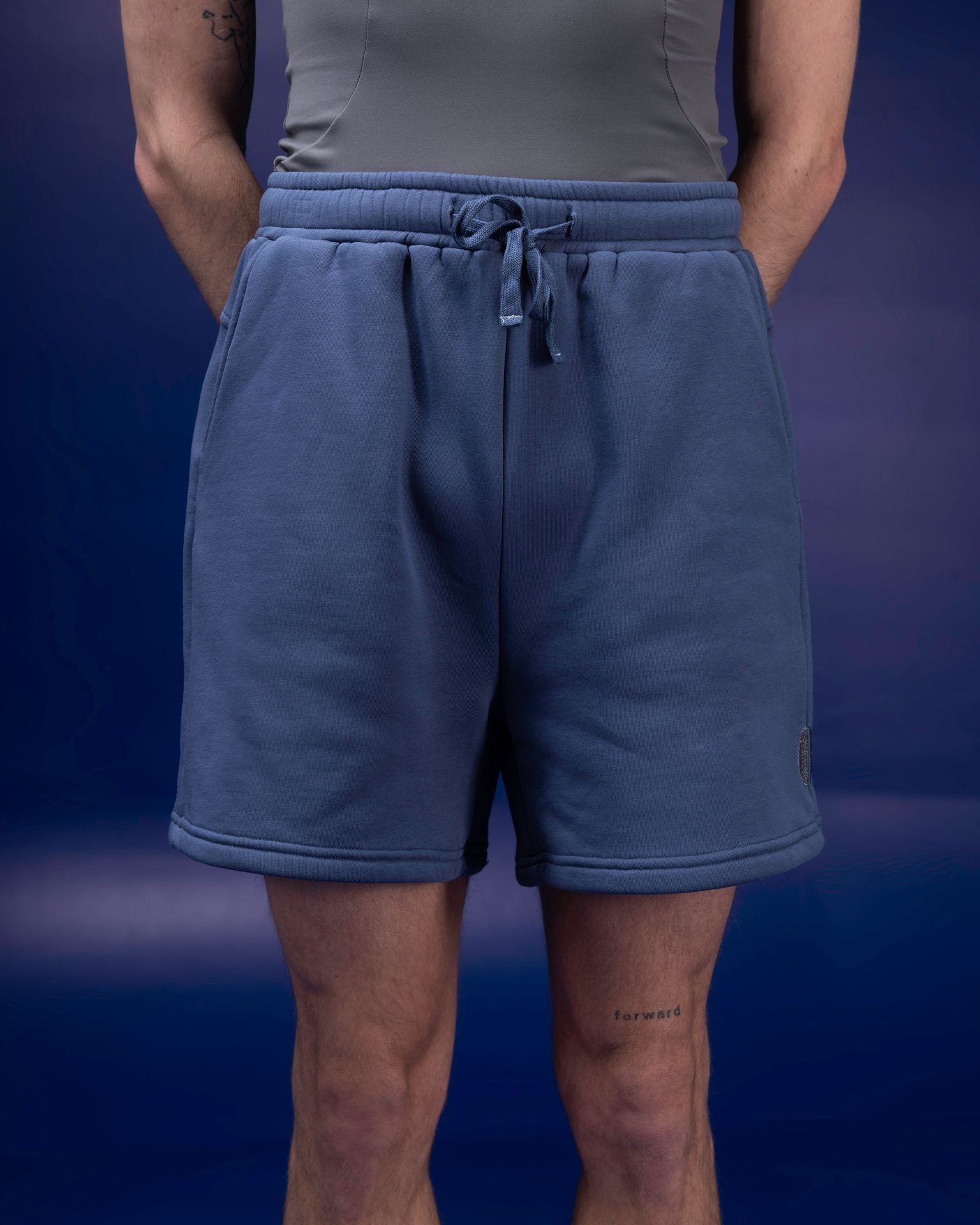 Navy Warm Up Shorts