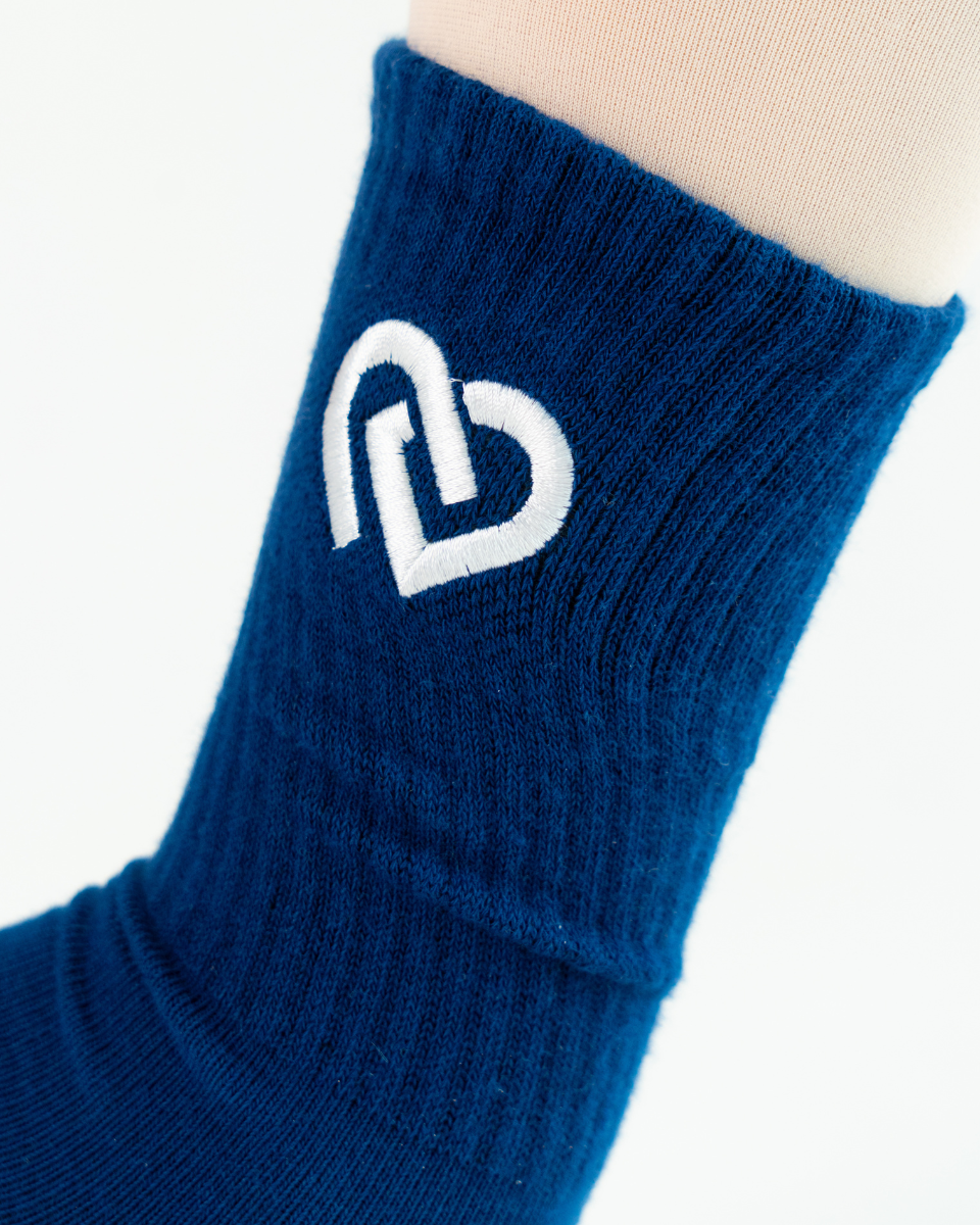 Navy Crew CDW Socks