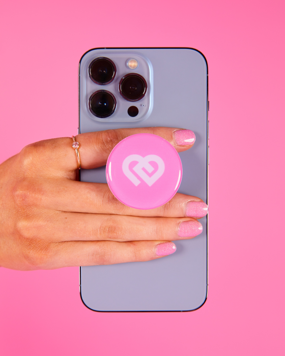 Cupcake Pink Phone Handle