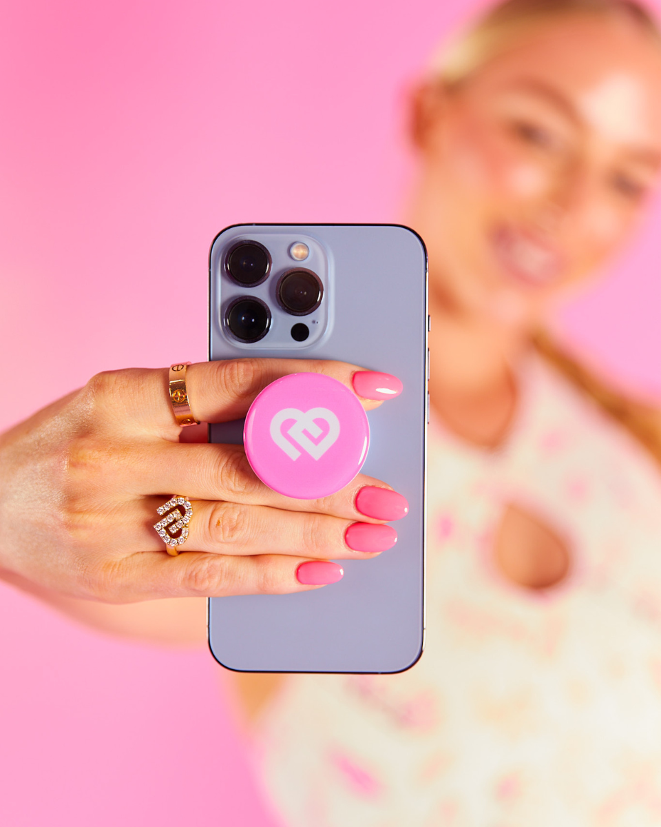 Cupcake Pink Phone Handle