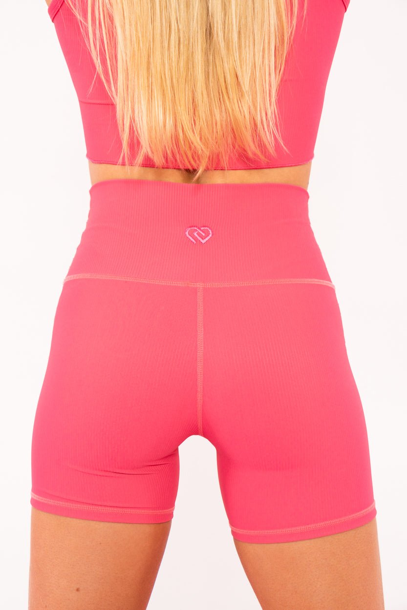 Hot Pink 4" Bike Shorts - Claudia Dean World