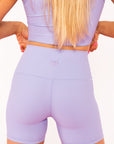 Lilac 4" Bike Shorts - Claudia Dean World