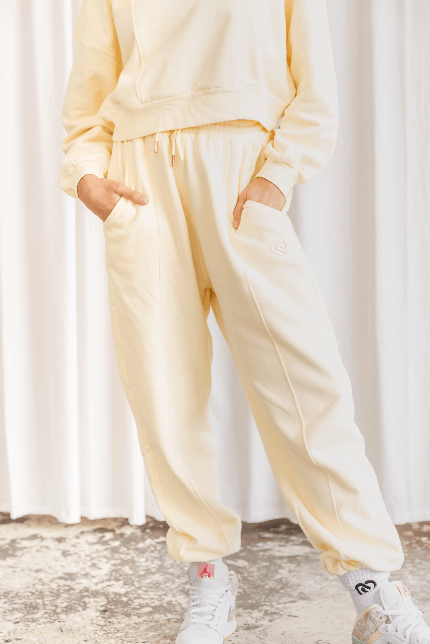 Pastel Lemonade Crew Track Pants