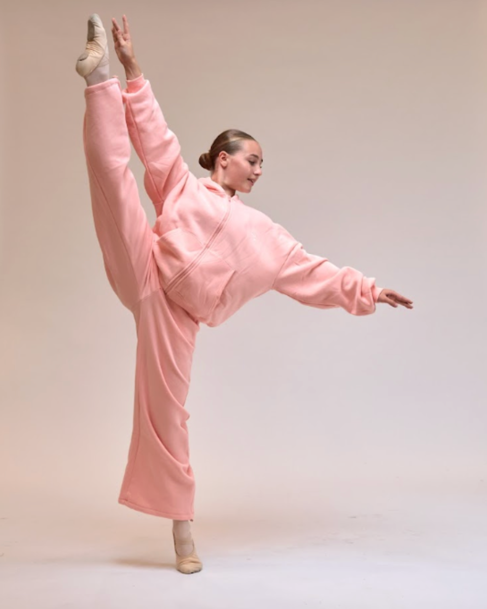 Zip Hoodie Ballet Pink
