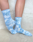 Blue Whirlpool Crew CDW Socks