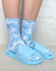 Blue Whirlpool Crew CDW Socks