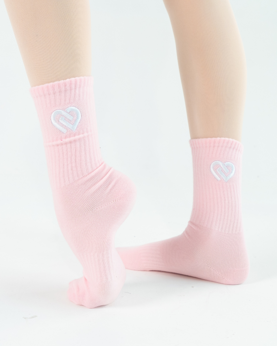 Ballerina Pink Crew CDW Socks