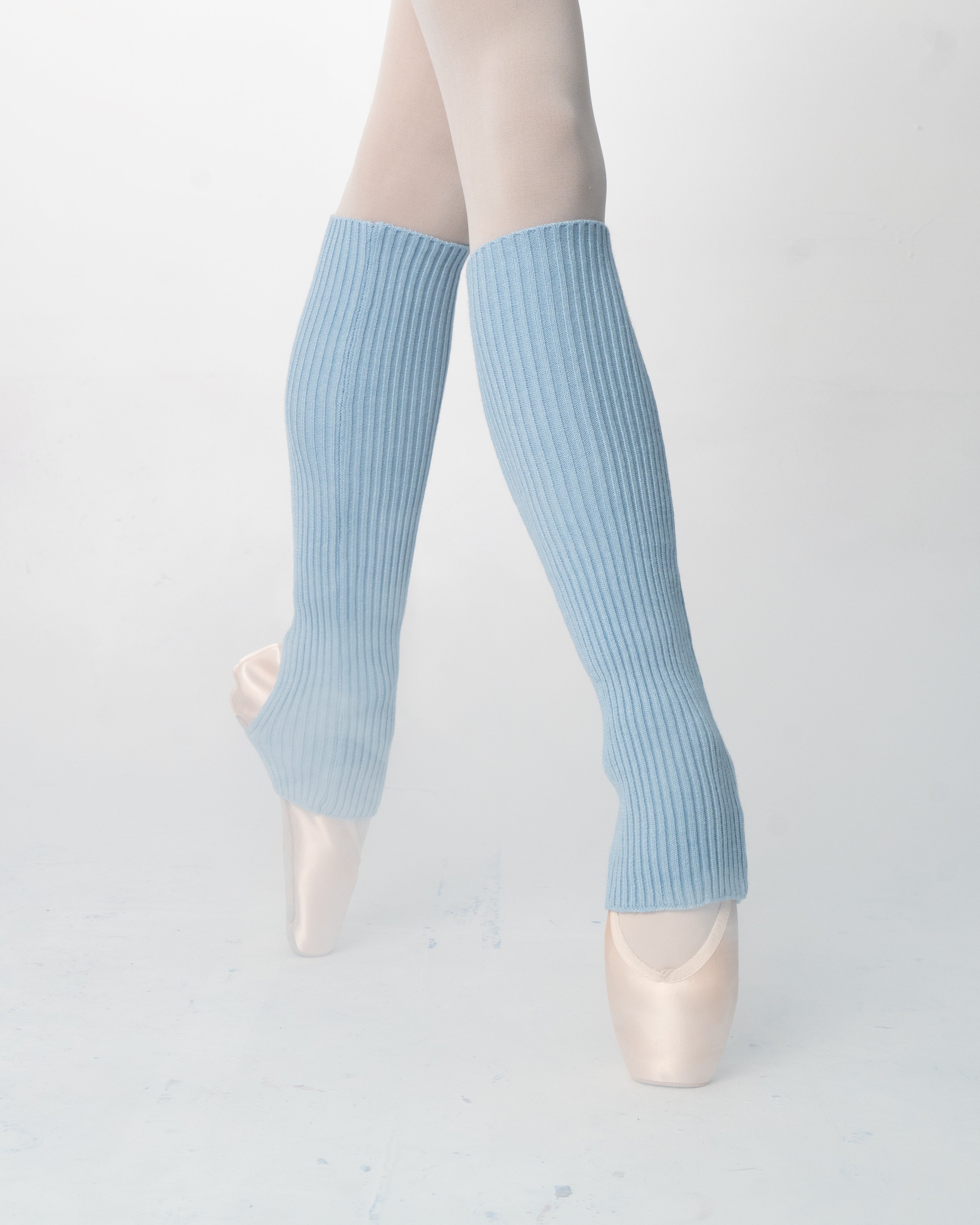 Ice Blue Knit Leg Warmers – Claudia Dean World