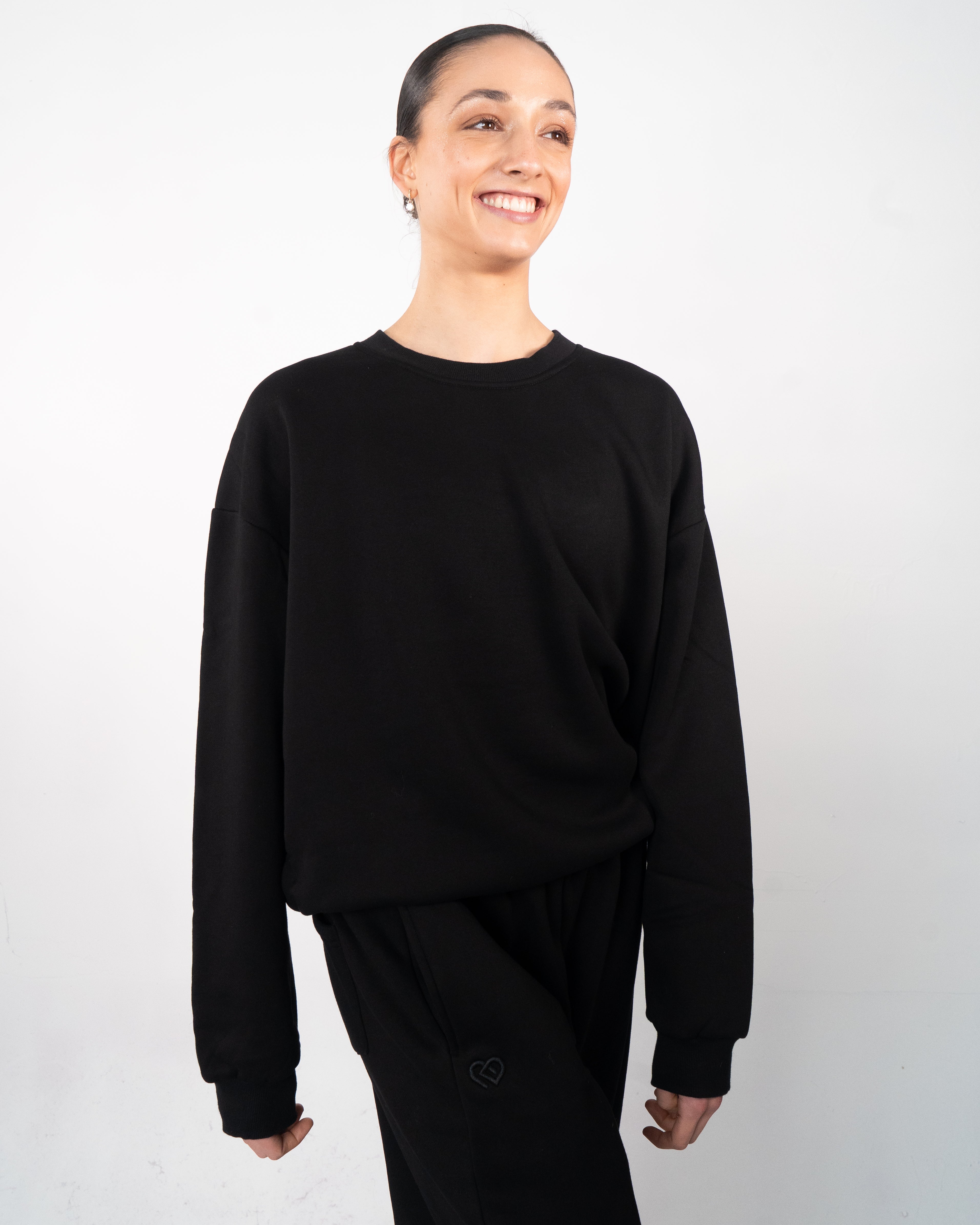 Black Crew Sweater