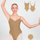 Custom Ariel Leotard Super High Cut - Gold Medal