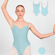 Custom Ariel Leotard Super High Cut - Ice Blue