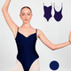 Custom Ariel Leotard Super High Cut - Navy