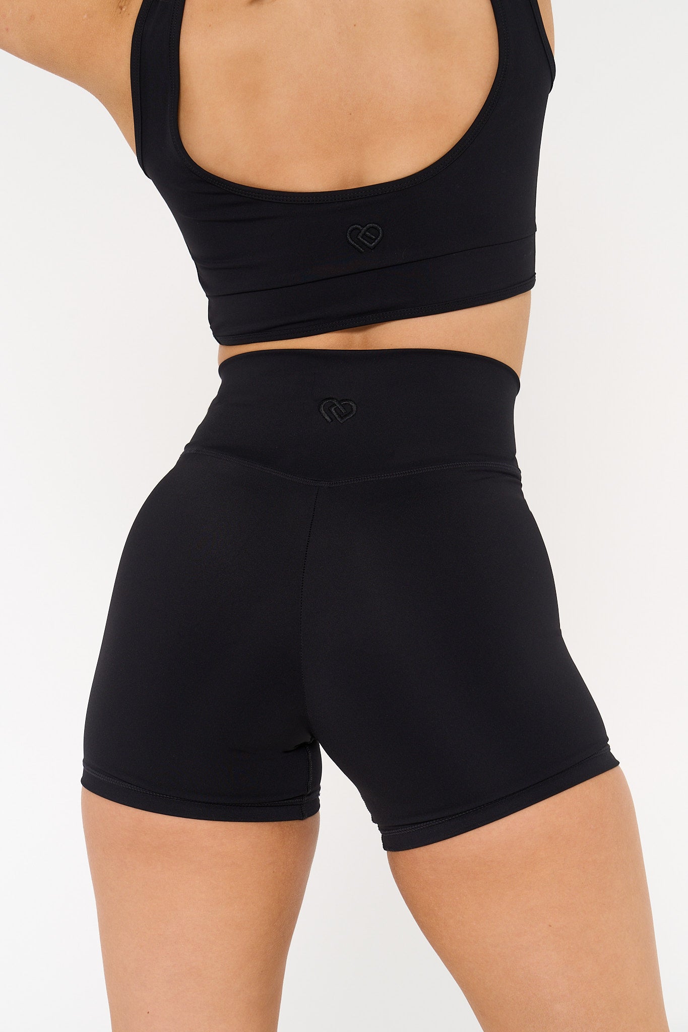 Noir Black V Shorts