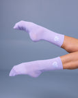 Pastel Lilac Crew CDW Socks
