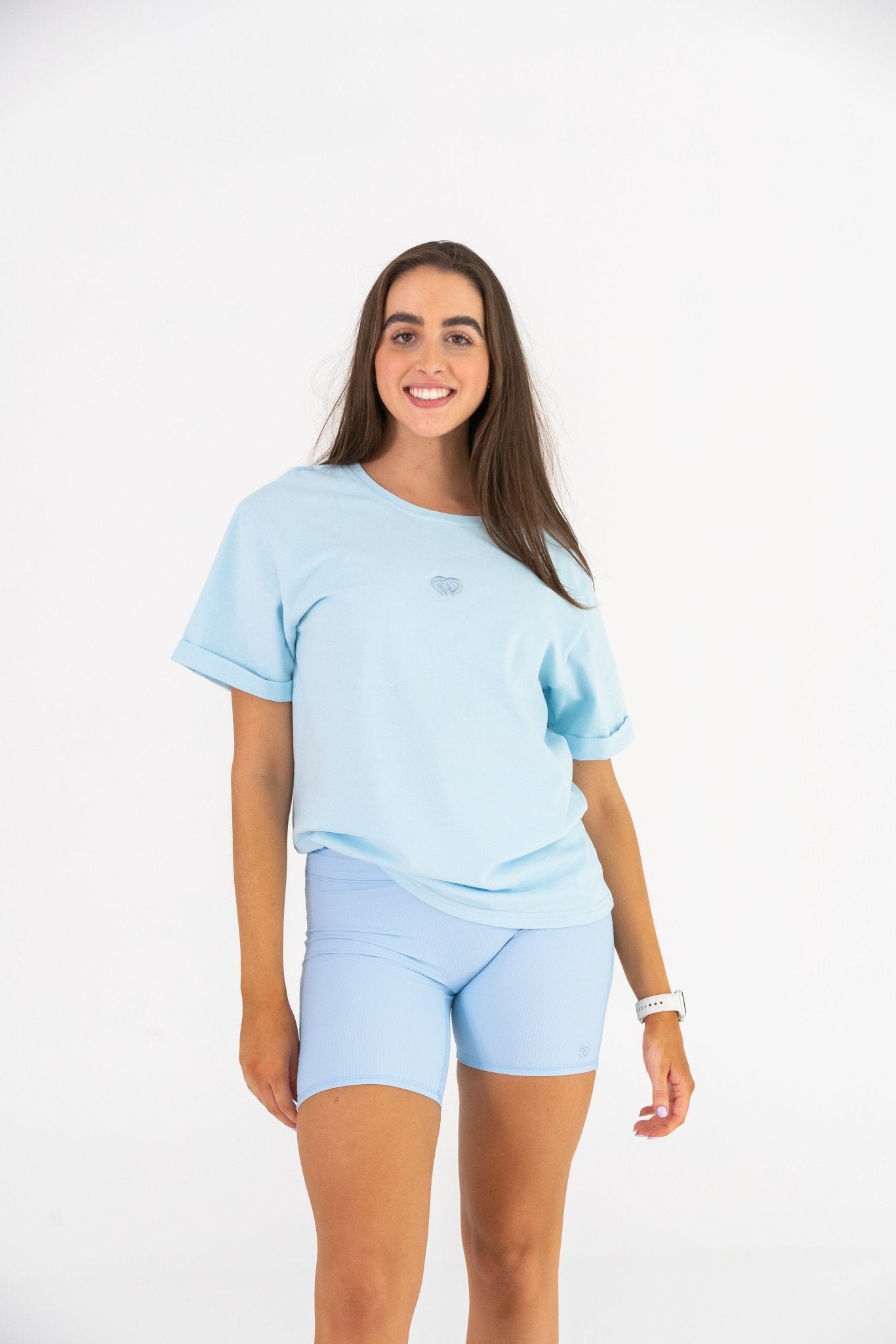 Cool Blue Oversized Tee - Claudia Dean World