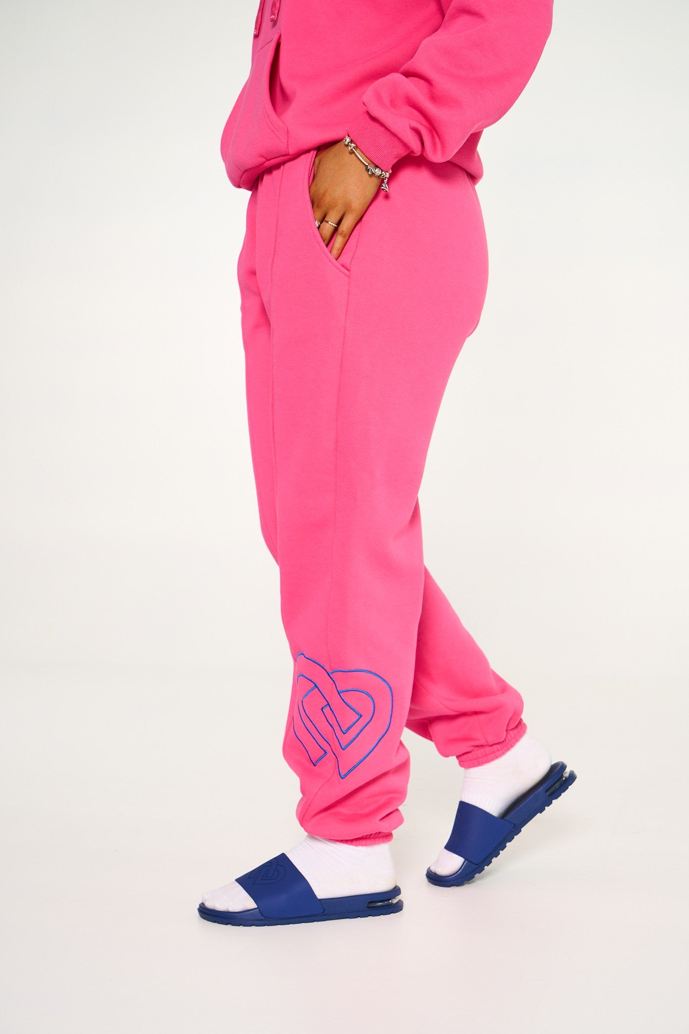 Hot Pink CD Track Pants - Claudia Dean World