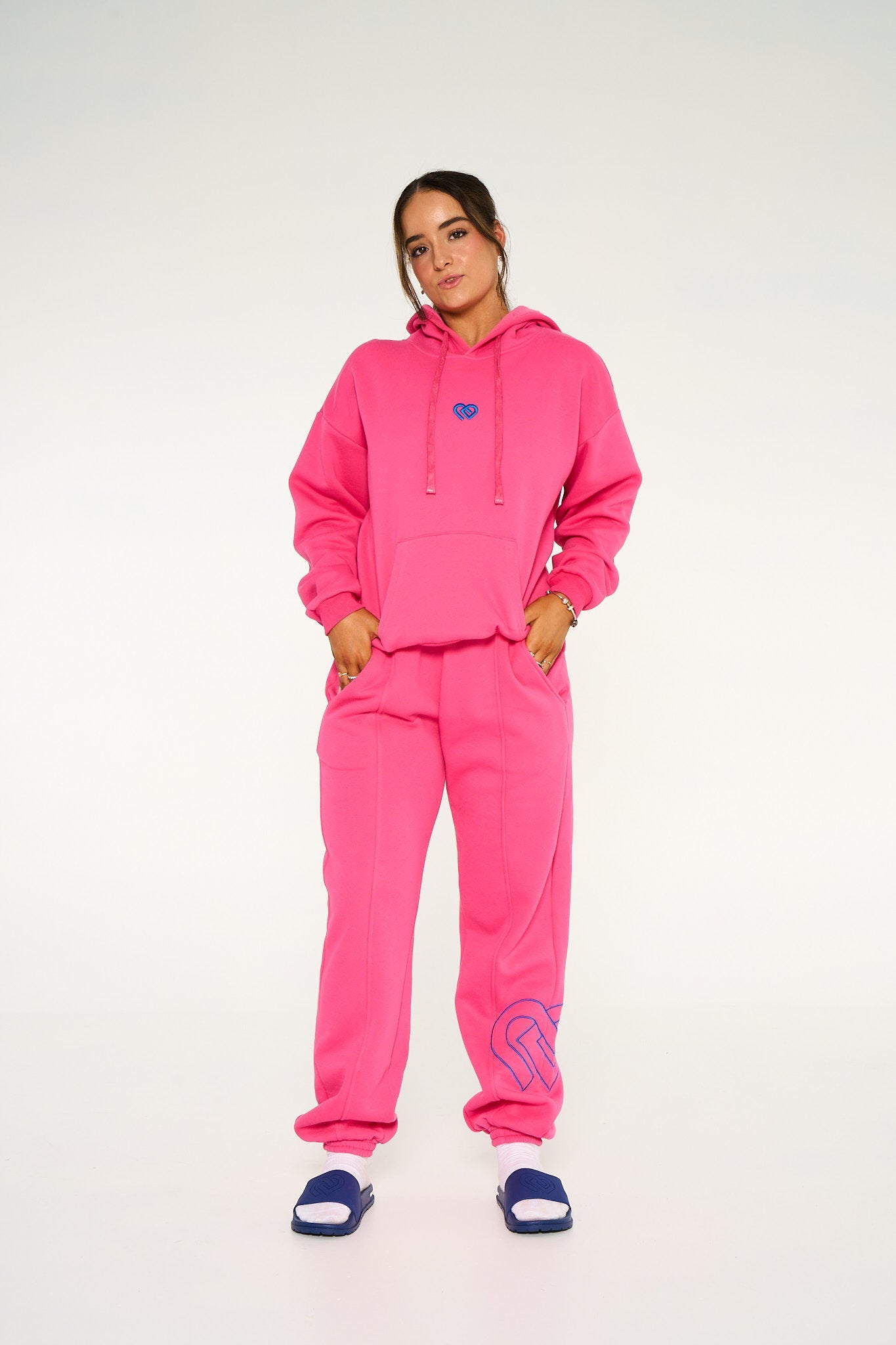 Hot Pink CD Track Pants - Claudia Dean World