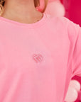 Hot Pink Oversized Tee - Claudia Dean World