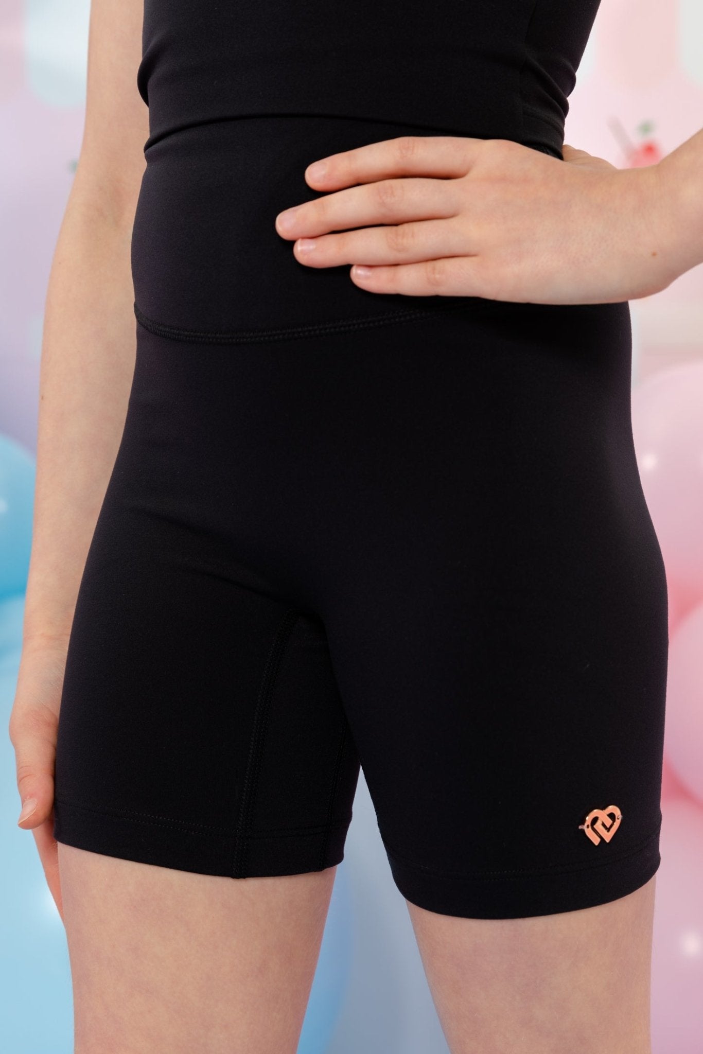 Midnight Black 6&quot; Bike Shorts - Claudia Dean World