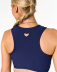 Navy Love Crop - Claudia Dean World