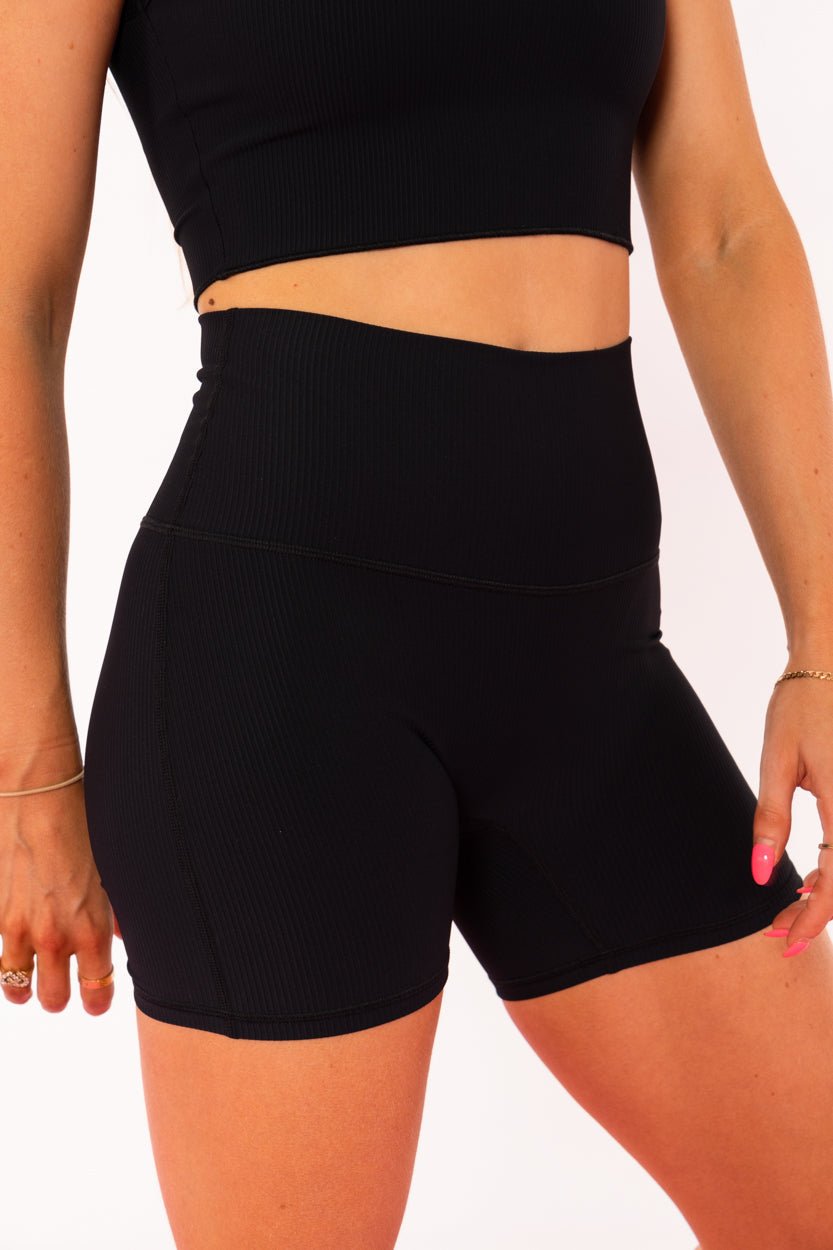 Noir 4" Bike Shorts - Claudia Dean World