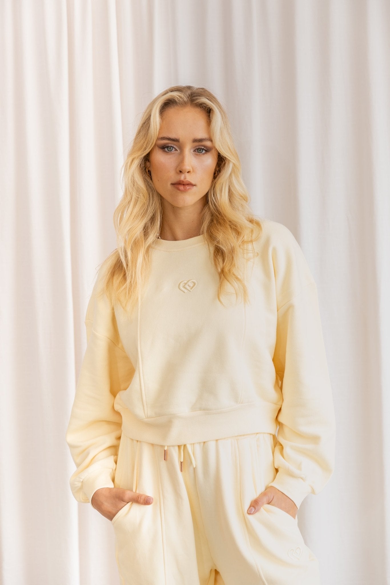 Pastel Lemonade Crew Sweater - Claudia Dean World