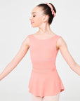 Female dancer wearing Royal Dusty pink ballet skirt