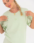 Sage Oversized Tee - Claudia Dean World